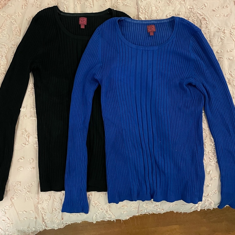 BUNDLE ROYAL BLUE AND BLACK SWEATERS